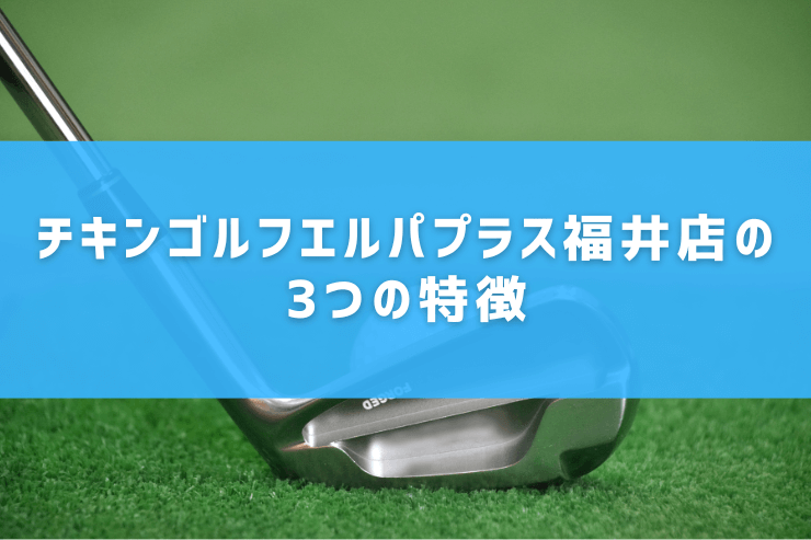 チキンゴルフエルパプラス福井店の3つの特徴